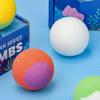 Ocean Series Bath Bombs for Kids with Surprise Toys Inside, 12Pcs Natural Scented Kids Bath Bombs Gift Set, Gentle Moisturizing Bath Fizzers with Mari
