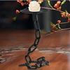 1 шт. Подсвечник-цепочка в виде бабочки из железа, подсвечник-цепочка, украшения для стола, предметы интерьера