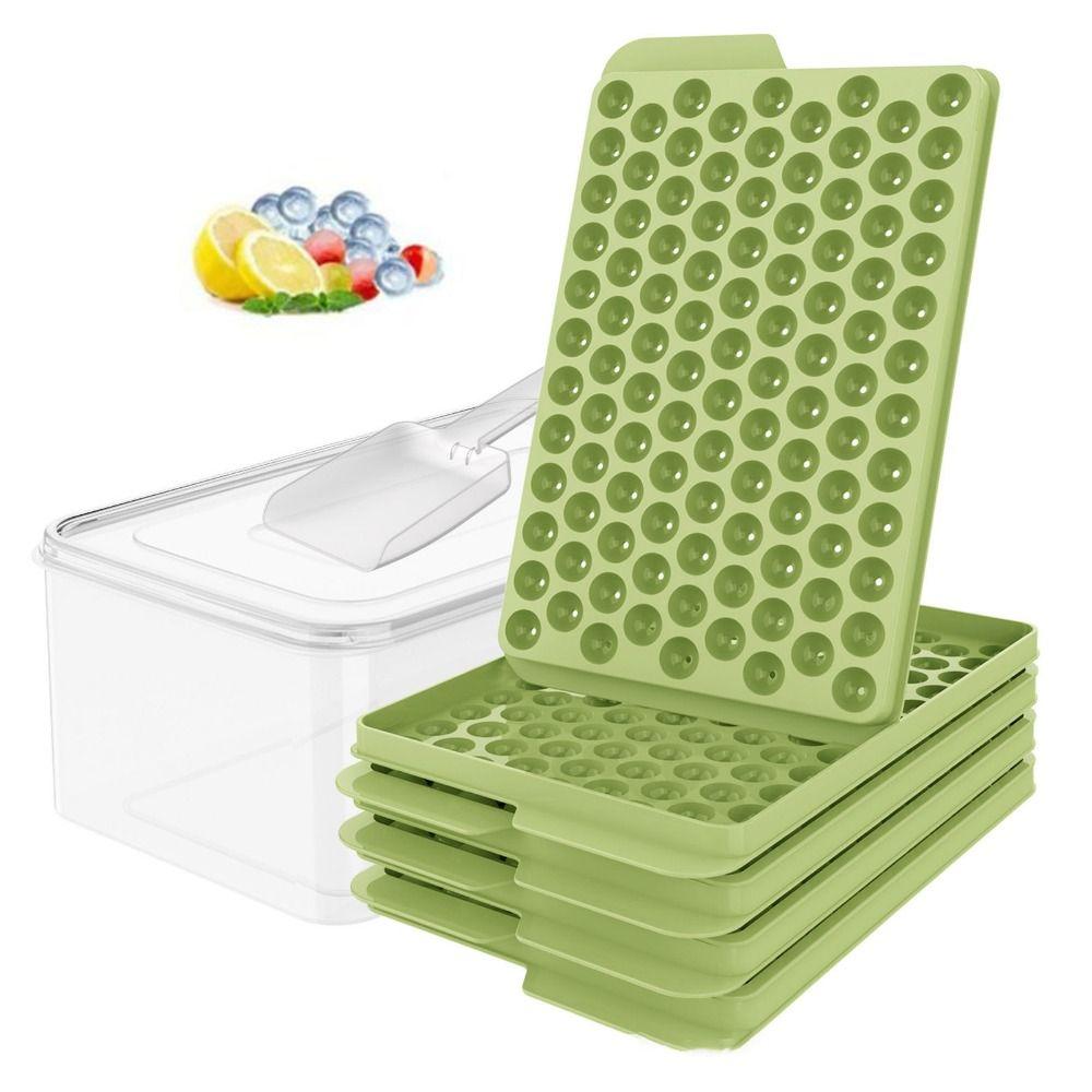 Форма для льда из пищевых продуктов, легко извлекаемая форма для кубиков льда, круглая форма для кубиков льда на 104 отверстия, холодильник