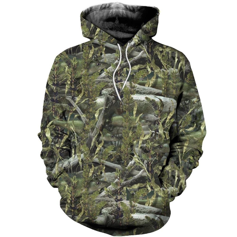 Спортивная рубашка Four Seasons Maple Leaf Camouflage 3D для мужчин, для рыбалки, кемпинга, охоты, куртка, мужская толстовка с капюшоном