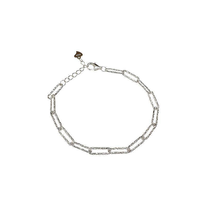 Sterling Silver S925 Silver Bracelet Dazzling Galaxy Chain for Women Sparkling Cold Style Personalized Baby's Breath Bracelet for Women