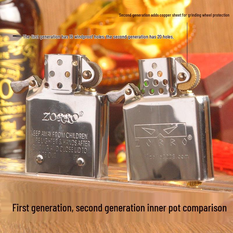 ZORRO 902 Lucky Pixiu Copper Windproof Kerosene Lighter - Creative Gift for Men