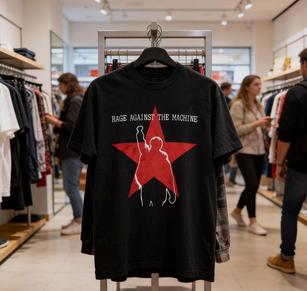 Rage Against the Machine Унисекс Футболка Унисекс Черная Футболка Унисекс Футболка