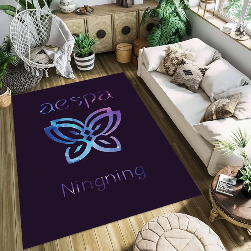 Vibrant Winter Vibes carpet floor mats printing Room Fashion Doormat
