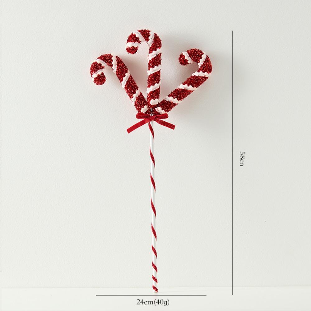 Multicolor Christmas Lollipop Decorations Foam Party Supplies Hanging Pendants Photo Props Cartoon Candy Cane