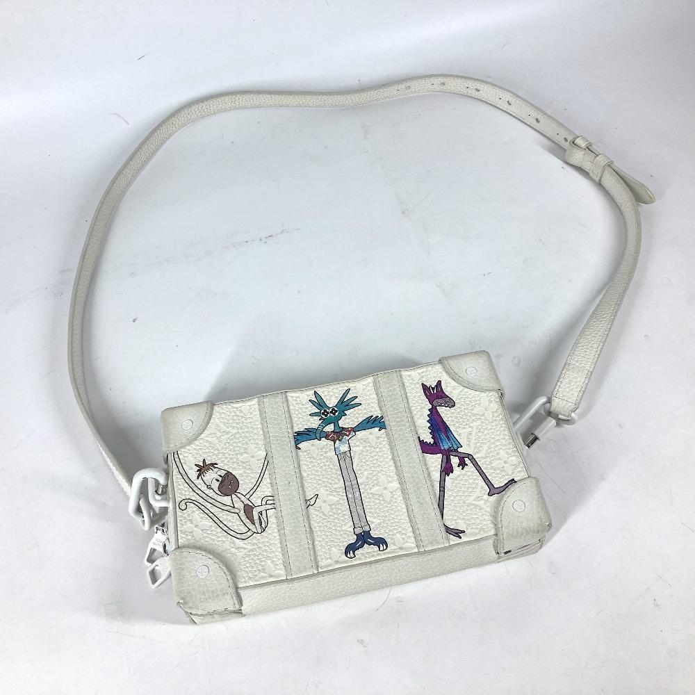 Louis Vuitton M80146 LV Friends Monogram Мягкий Сундук 2WAY Клатч Сумка на плечо