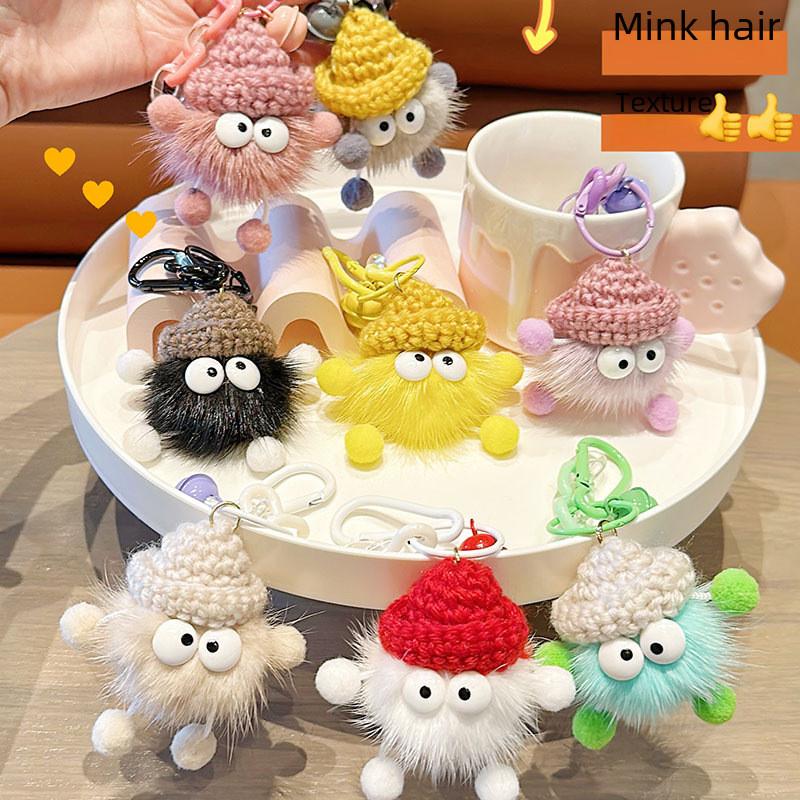 Уютный Милый И Мультяшный Брелок из Норки Уникальный И Игривый Брелок Женский Для