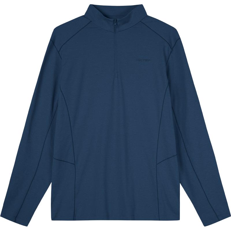 Men's and Women's Spring New Collection Half Cardigan Long T-Shirt