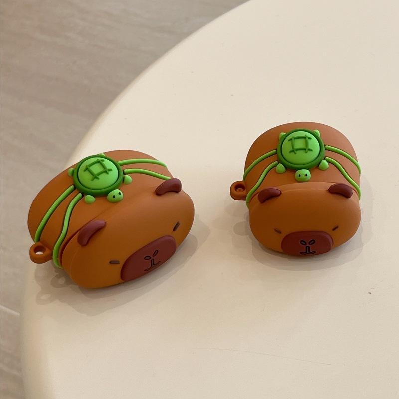 Kapibara applies to Apple AirPods 1 protective case pro1 second generation third generation 1st generation bluetooth headset case capybara