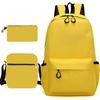 Школьный рюкзак большой вместимости с плечевым ремнем; студенческий трехпредметный набор пеналов