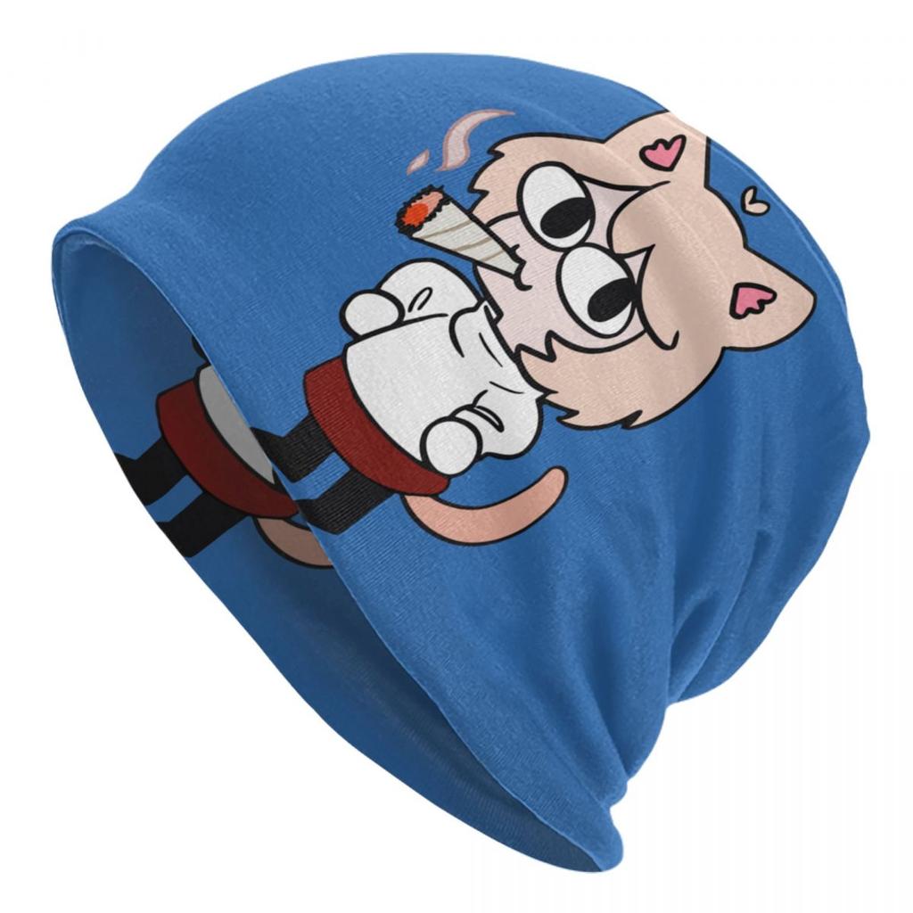 Аниме кошка девушка Neco Arc капот шляпа вязаные шапки унисекс женские крутые унисекс взрослые теплые зимние шапки Skullies шапка