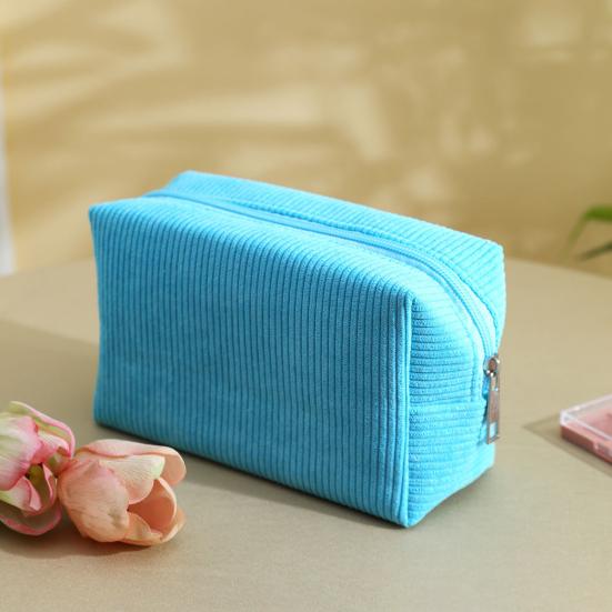 Вельветовая косметичка Дорожный органайзер для туалетных принадлежностей Клатч Портативная однотонная косметичка для дома, ежедневного использования, путешествий, отпуска