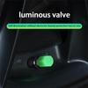 1/5PCS Tire Valve Durable Luminous Mini Car Accessories Tire Air Nozzle Glow-in-the-dark Car Valve Cover Luminous Valves