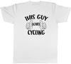 This Guy Loves Cycling Unisexs Unisex TShirt Tee