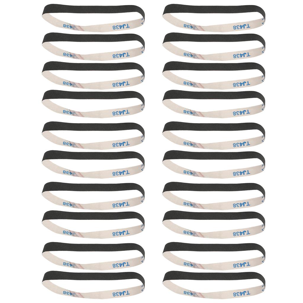 Набор из 20 абразивных наждачных лент для шлифовки и полировки