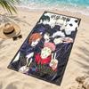 Jujutsu Kaisen Custom Name Beach towels also serve as bath towels summer essential a musthave for the outdoors the beach and the pool