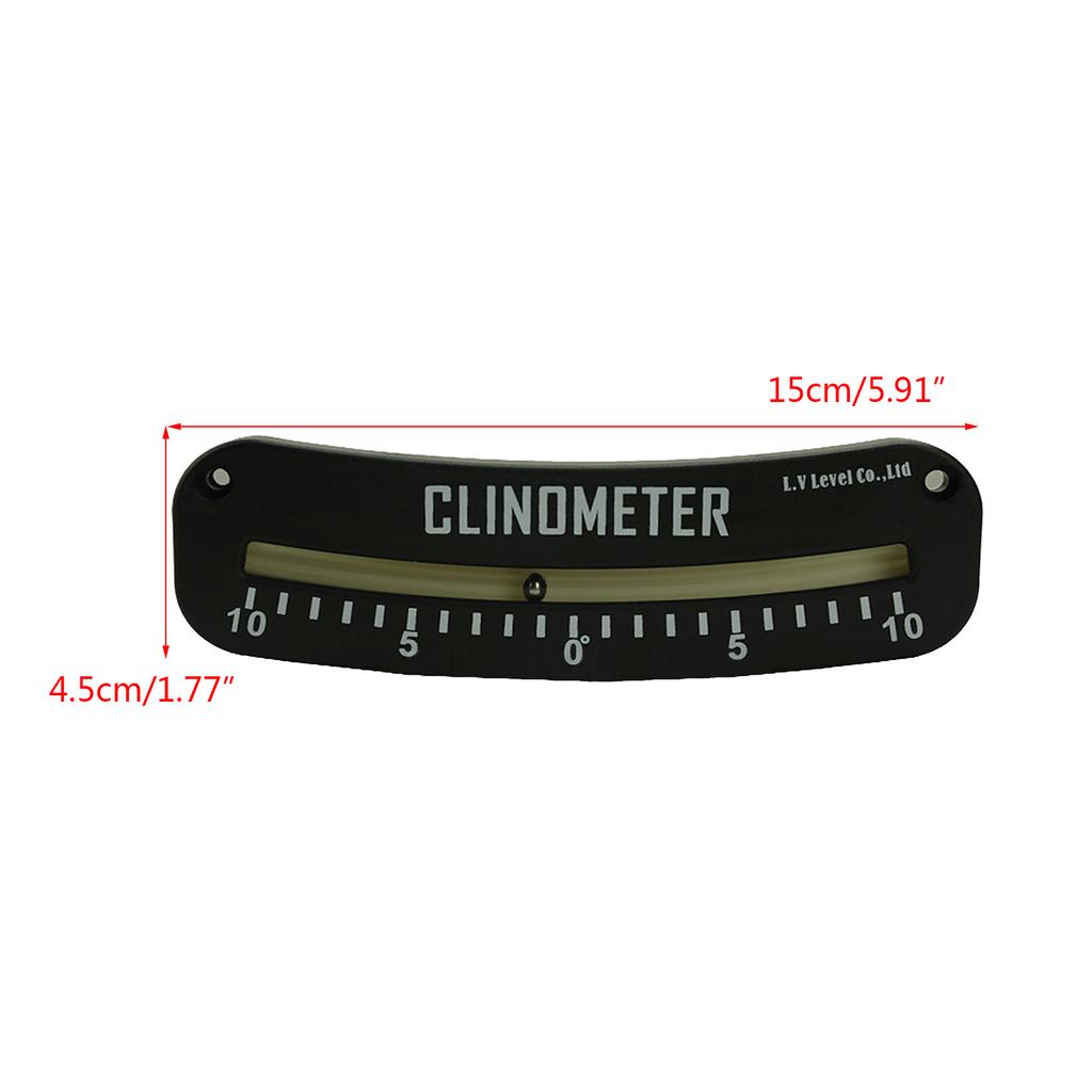 Inclinometer | Level Gauge for Off-Road Vehicle, Truck, RV, Camper, Trailer, or Boat