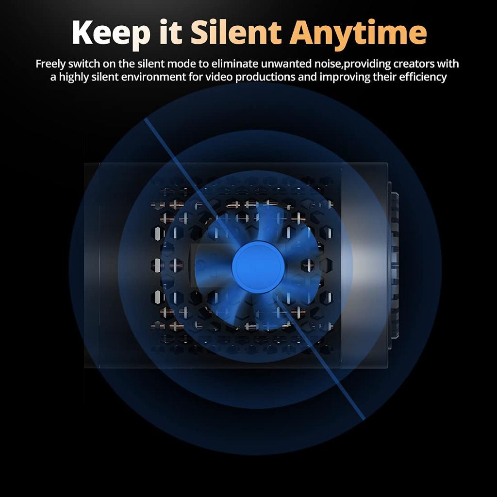 Authorized Godox ML60Bi LED Light 60W Color Temperature Handheld LED Video Light Photography Auxiliary Light CRI TLCI Brightness Adjustment Quiet Fan