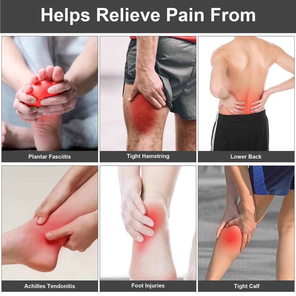 Fascia Stretcher Finally Flexible Again Yoga Strap Fasciitis Leg Training and Exercises Dance Gymnastics Ballet Stretching