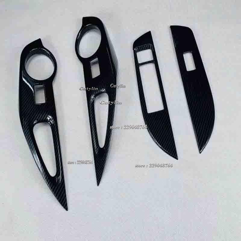 RHD For Toyota Corolla Cross 2025 2026 Interior Accessories Black Color Window Switch Button Lift Cover Trim Armrest Panel