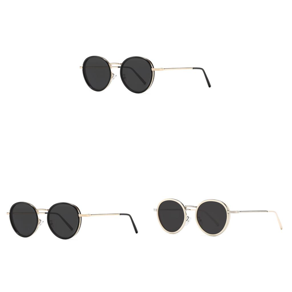 Модные женские круглые солнцезащитные очки Защита Для активного отдыха Путешествий