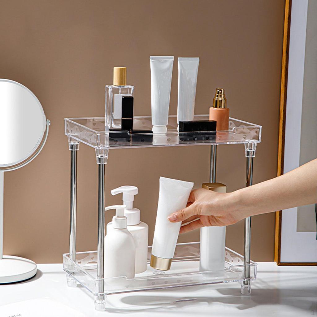 Органайзер для столешницы в ванной комнате, органайзер для косметики, напольная полка для средств по уходу за кожей