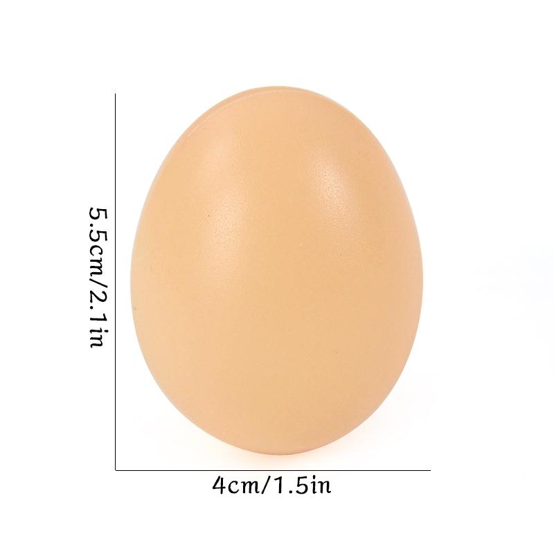 10/20pcs Simulation Plastic Egg DIY Painting Craft Easter Party Home Decoration Farm Nest Eggs Children Educational Toy Gift
