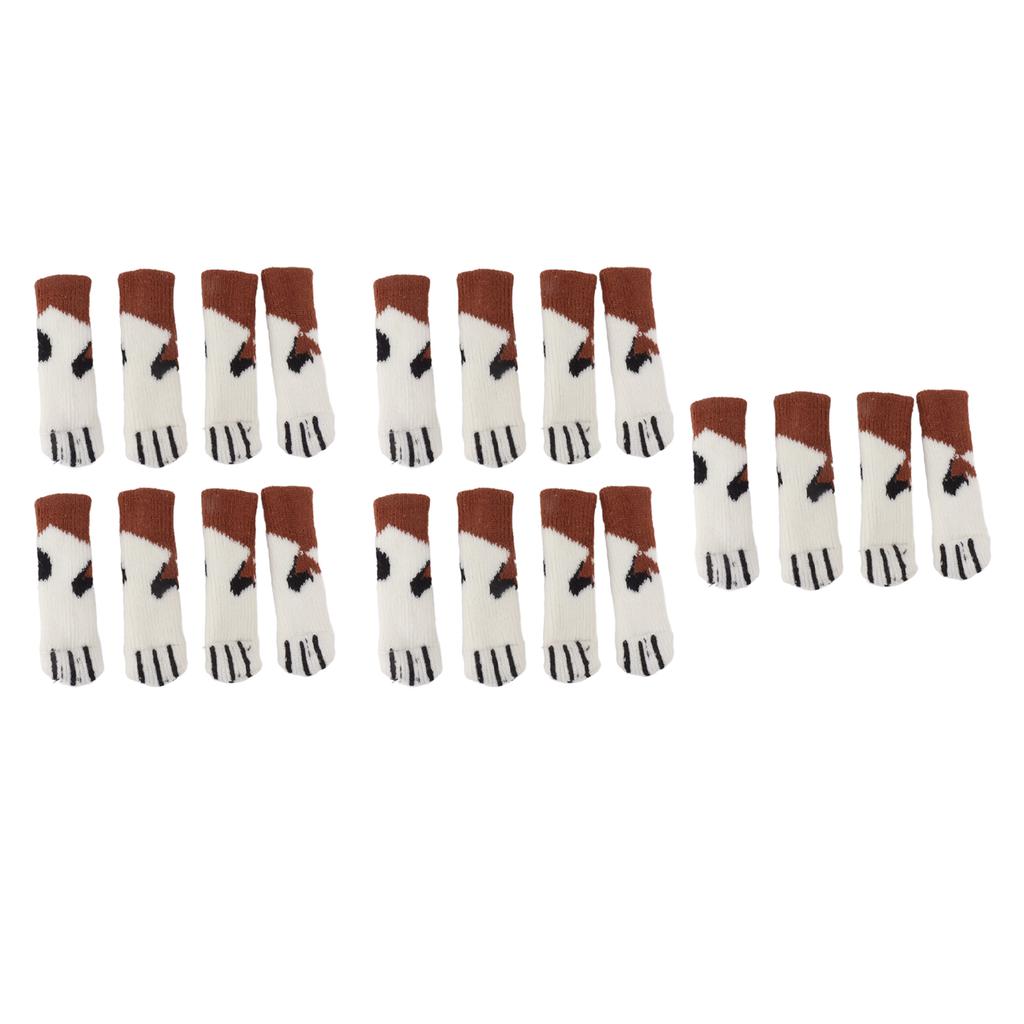 20 шт. Чехол для защиты ножек стола с рисунком кошачьей лапы, утолщенный, для ножек мебели, стульев, ног, защита пола