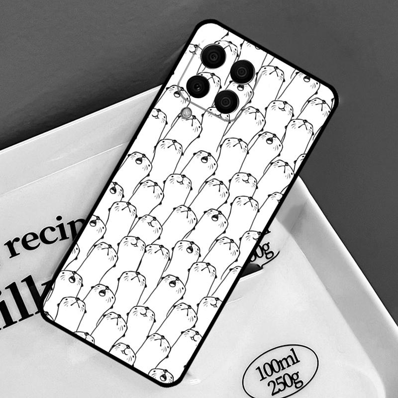 Чехол с узором Морская выдра для Samsung Galaxy M21 M31 M14 M34 M54 M33 M16 M36 M56 M53 M13 M12 M32 M52 M15 M55 M35