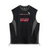 Li Ning Серия Anti-Five Повседневный Спортивный Простой Пуловер с Круглым Вырезом Удобный Универсальный Свободный Жилет с Буквами Мужские Топы Черный AVSV195-2