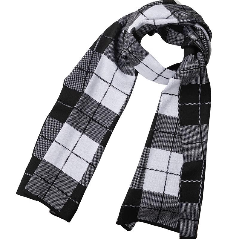 ELSYALN A-D3032B Knitted Winter Scarf