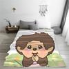 M-Monchhichis Flannel Blanket Autumn meme Soft Warm Throw Blanket for Child Living Room Comfortable Bedspread Sofa Bed Cover
