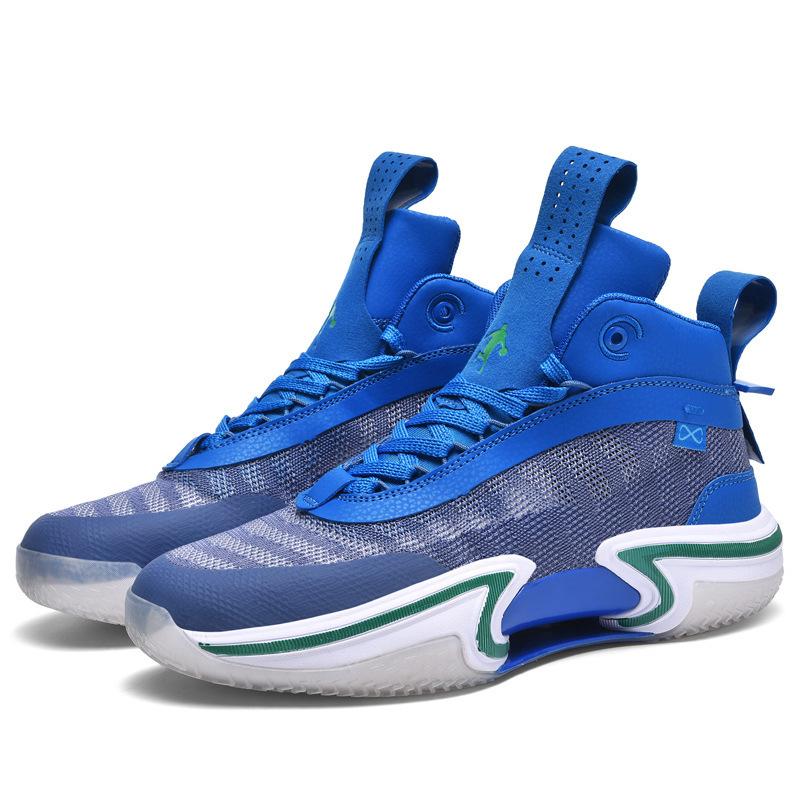 2025 Весна и осень Мужские большие размеры Практичные баскетбольные кроссовки Подростки Студенты Средний Помощь Спортивные кроссовки Мужская обувь