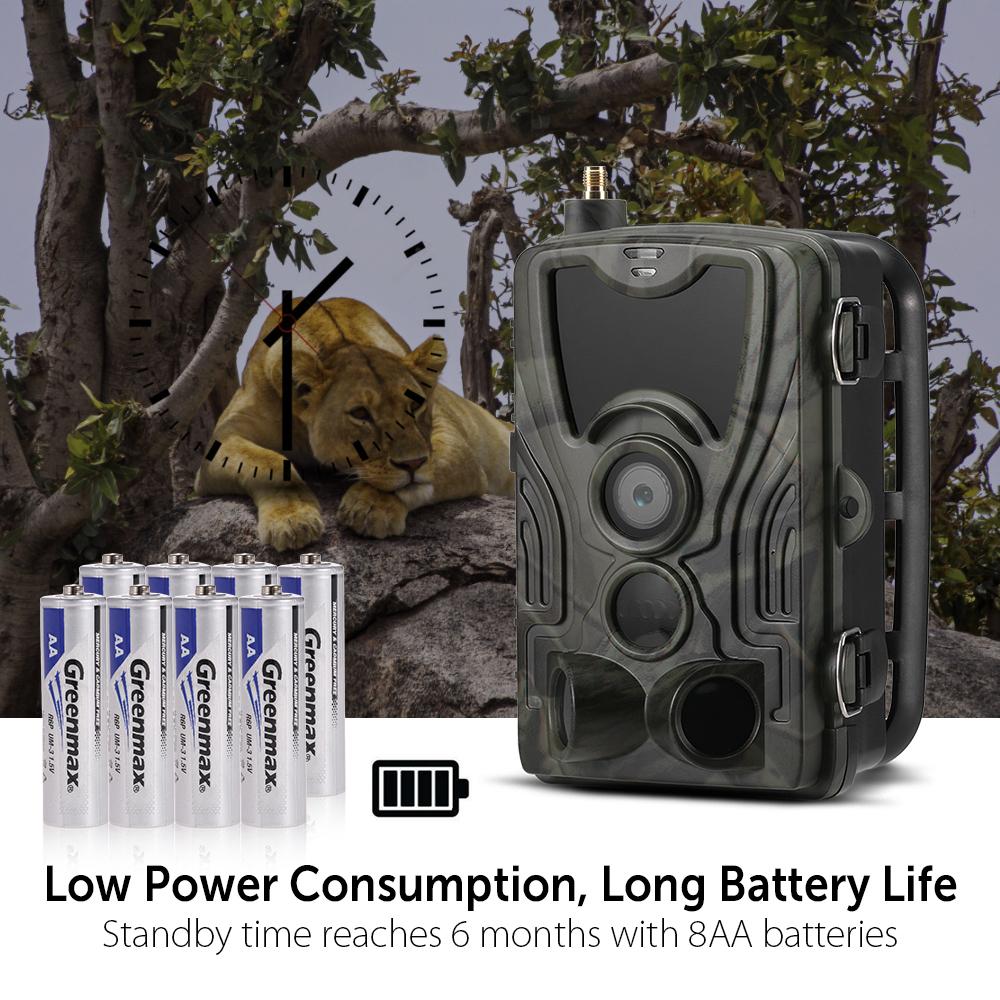 Suntekcam 2g 20mp 1080p Mms/smtp/sms Hc801m 2g камера для охотничьих троп дикой природы Po ловушки 0,3 с триггерная камера охотника