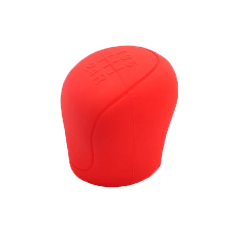 Car Silicone Gear Shift Knob Cover Universal Sleeve Gear Shift Collars Non Slip Grip Handle Case Manual Car Interior Accessories