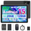 Android 15 COOPERS CP31 T606 20GB RAM Physical 14GB 128GB Storage 1TB IPS Widevine L1 Facial GSM Authentication [Bundle Edition] Tablet, 10.1-inch,