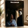 Хэллоуинский Фильм с Майклом Майерсом Постер с Текстурой D Индивидуальная Винтажная Металлическая Пластина-Вывеска для Декора Стены Роскошный