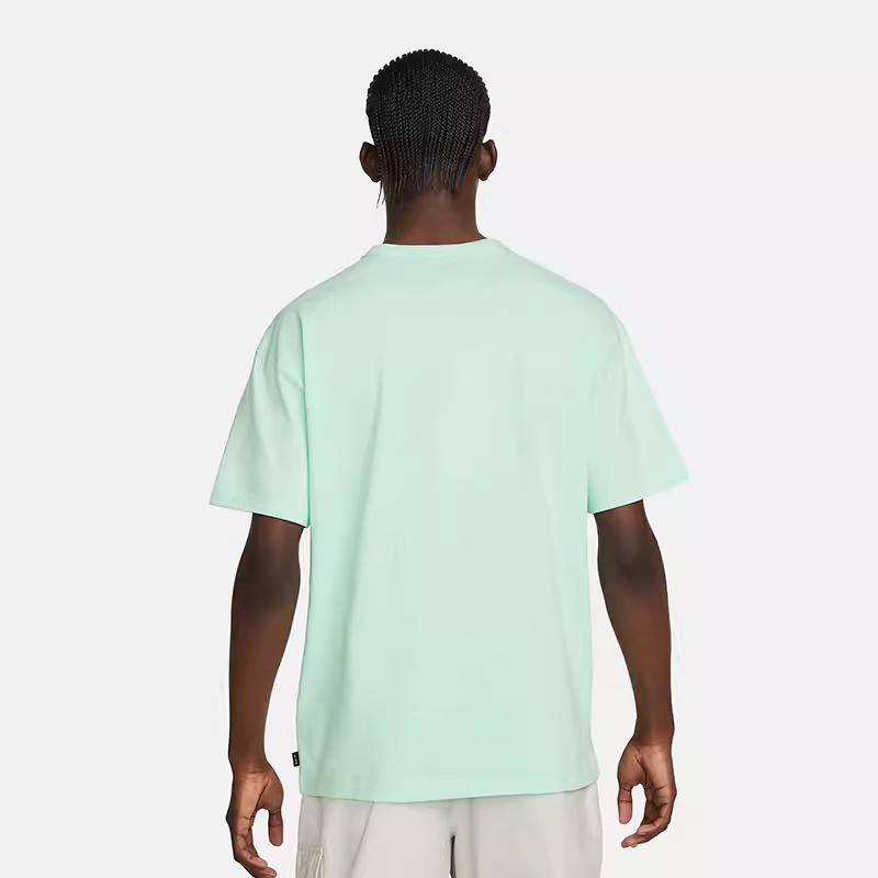 Nike Sportswear Premium Essentials Logo T-Shirt With Drop Shoulders Men Tops Mint-Green DO7393-379