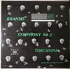 LP Record JOHANNES BRAHMS - ARTURO TOSCANINI  - Symphony No. 2 In D Major LM1731 RCA Victor Red  US Classical Used