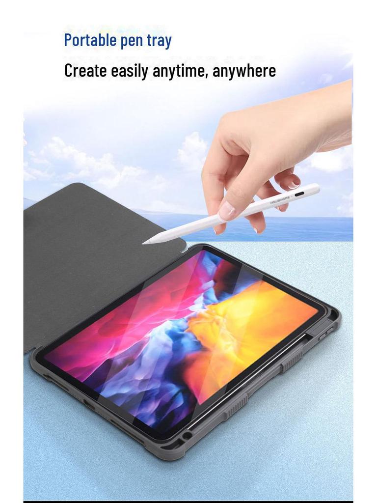 Чехол для планшета iPad Air 10.9 с отделением для ручки — защитный кожаный чехол