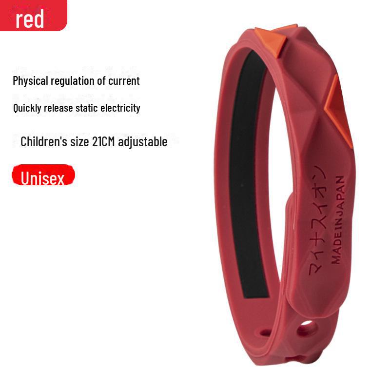 Мужской беспроводной антистатический силиконовый браслет для устранения статического электричества
