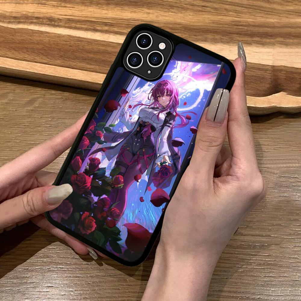 Чехол для телефона Аниме Кафка Силиконовый PC+TPU Для Для IPhone 11 12 13 14 15 16 Plus Pro Max