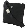 PRADA Pochette Shoulder Bag B7879 NERO black Satin Women Used