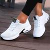 Fashion Women Casual Shoes Breathable Walking Mesh Flat Shoes Platform Sneakers Women Vulcanized Shoes White Female Footwear