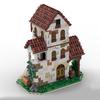 1404 детали MOC Серия 7 'Пиратская таверна' Строительные блоки Модель Конструкторы DIY Идея Рождественский подарок Креативное образование Кирпичики Дети