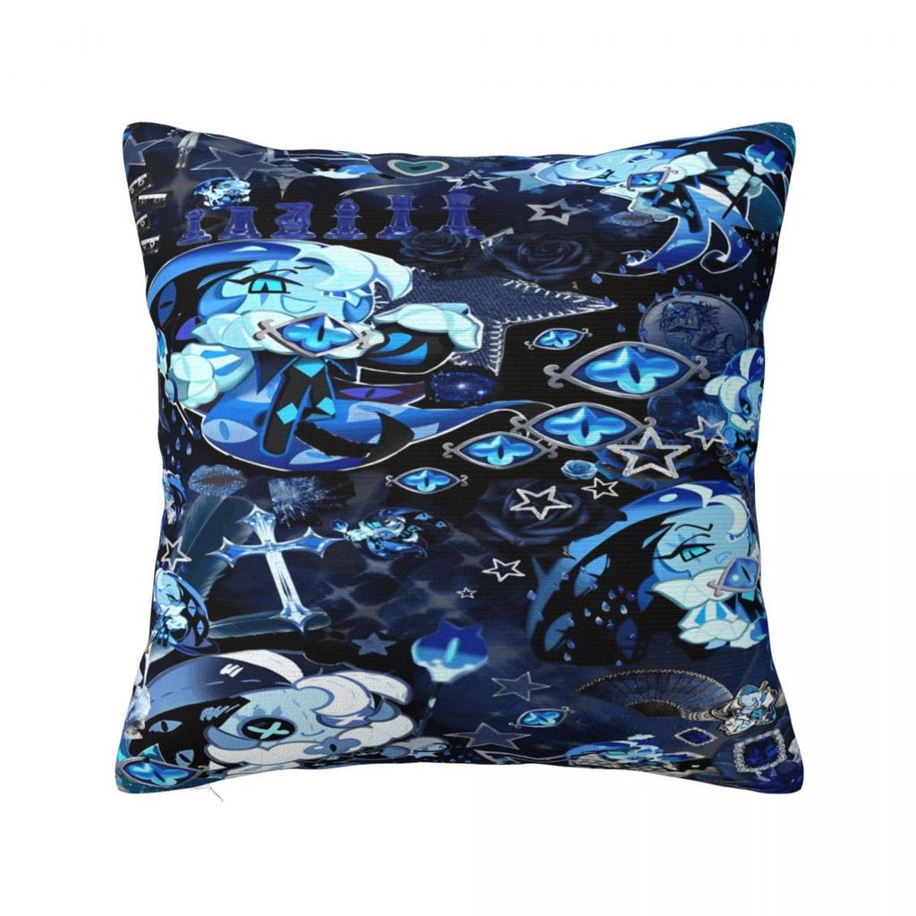 Cookie Run Kingdom Printed Pillowcases Cushion Cover Anime Cartoon Pillow Covers Y2K Seat Decorations Square Multi Size