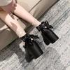 Fashion Chunky Platform High Heels Pumps Women 2025 Autumn Pu Leather Ankle Buckle  Jane Shoes  Thick Heeled White Lolita