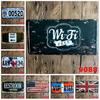 Retro License Plate Frameless Iron Restaurant Bedroom Hotel Decoration