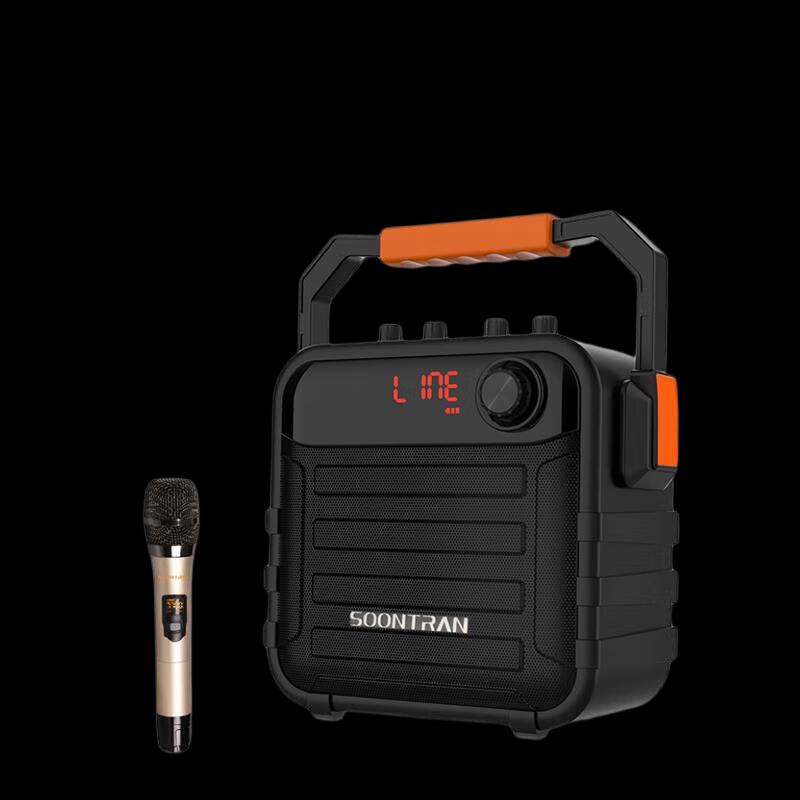 SS7 Portable High-Power Karaoke Bluetooth Speaker System CN plug (adapter included)