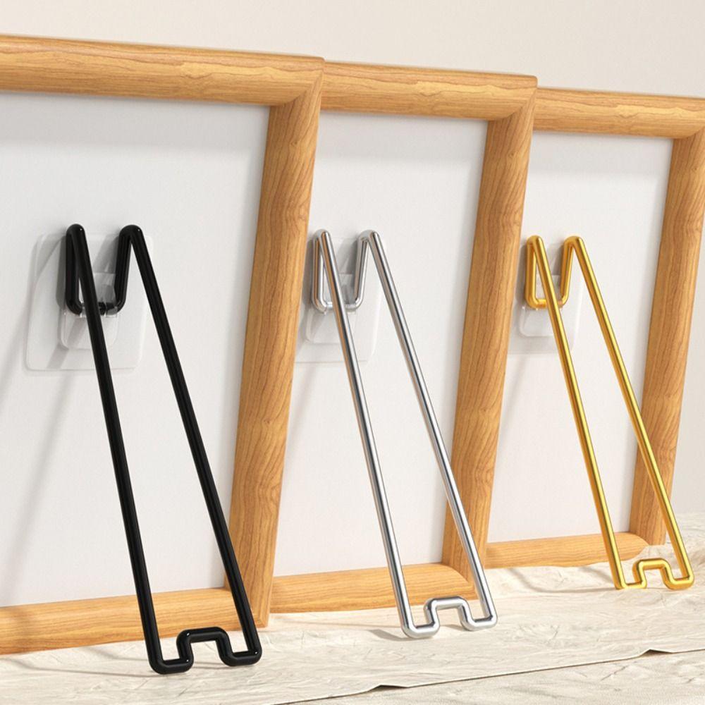 2pcs Back Support Picture Frame Back Bracket Metal Easel Back Support Photo Frame Stand